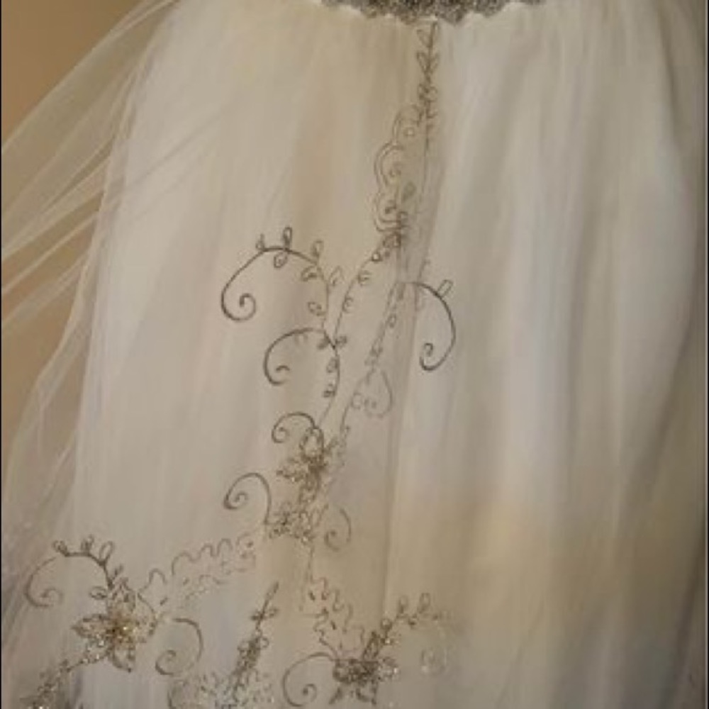 Designer Custom Beaded Communion Gown - Picture 6 of 8